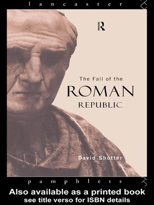 cover image of The Fall of the Roman Republic
